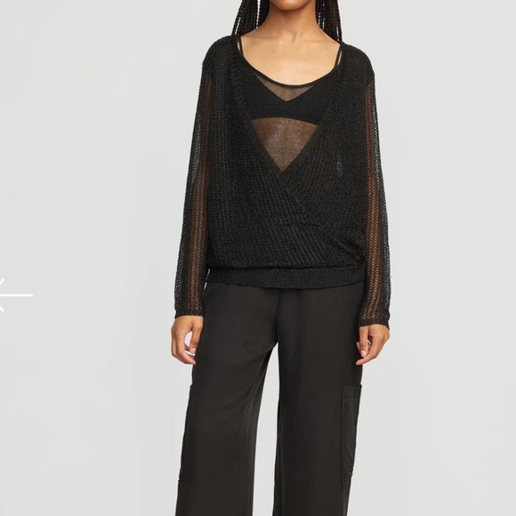 Modern Citizen Trini Reversible Lurex Sweater - Picture 1 of 12